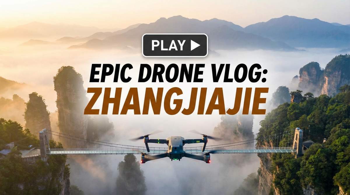 人兽张家界航拍视频