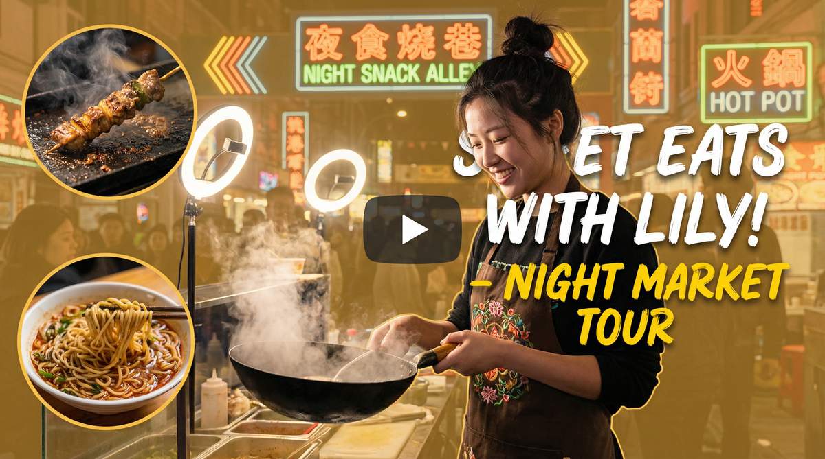 人兽夜市美食视频